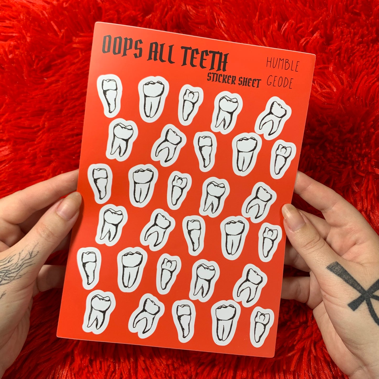 Sticker Sheet - Teeth